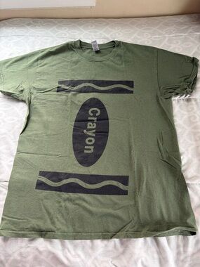 Women’s Olive Green Graphic T-Shirt